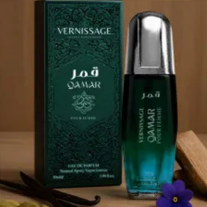 PERFUME QAMAR POUR FEMME 30ML VERNISSAGE - KIT C/ 03 UNID