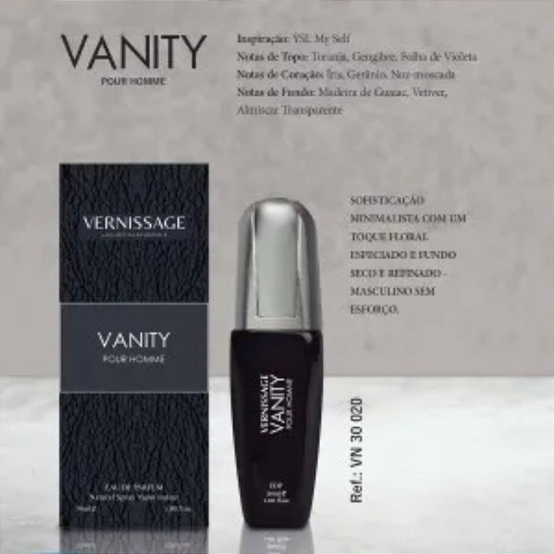 PERFUME VANITY POUR HOMME 30ML VERNISSAGE - KIT C/ 03 UNID