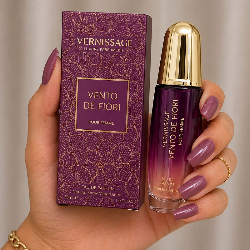 PERFUME VENTO DE FIORI POUR FEMME 30ML VERNISSAGE - KIT C/ 03 UNID