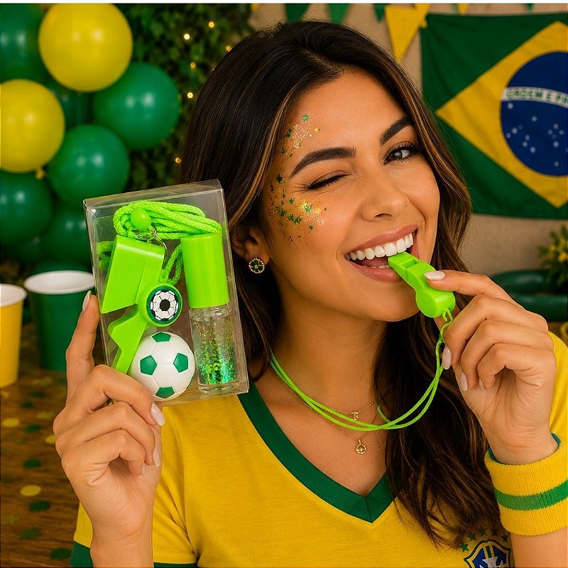 Lip Gloss Com Chaveirinho Apito Da Copa YYC-0103