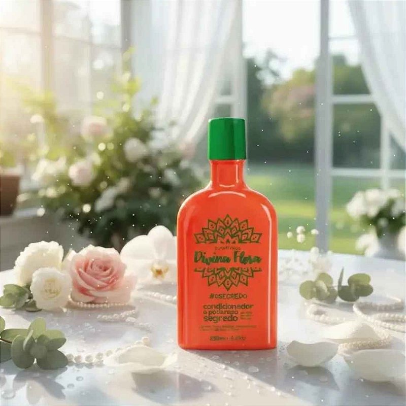 Condicionador Poderoso Segredo Divina Flora 250ml - Kit c/ 03 unid