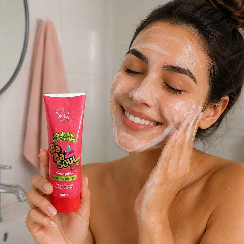 Sabonete Líquido Facial Moranguinho Soul 100ml