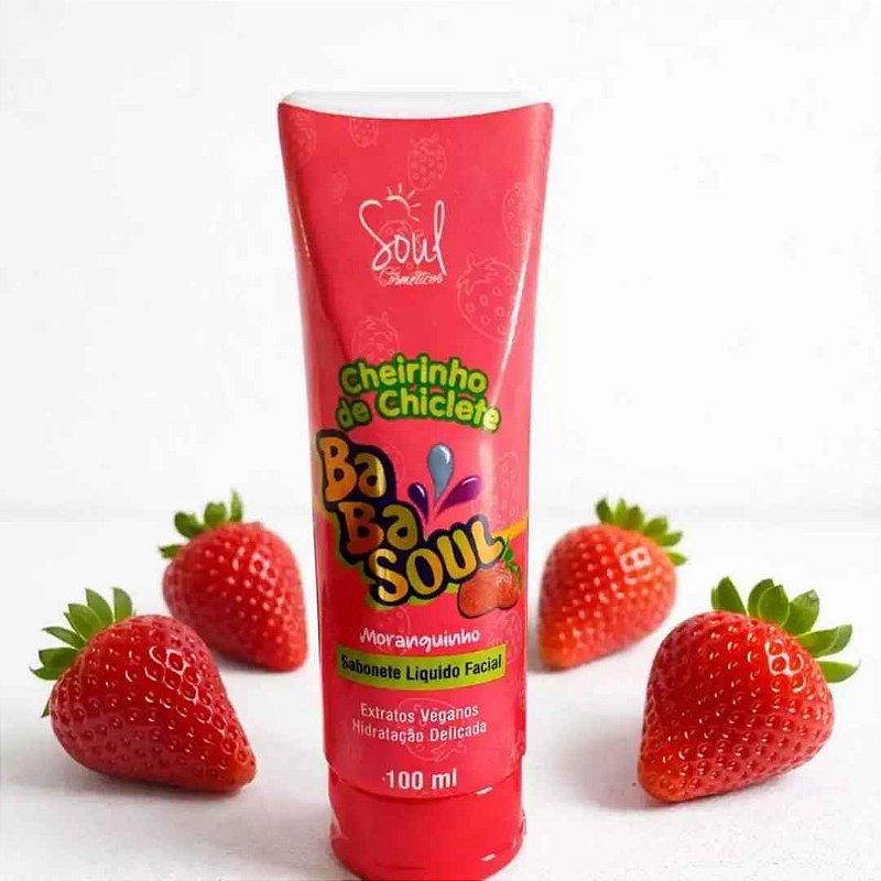 Sabonete Líquido Facial Moranguinho Soul 100ml