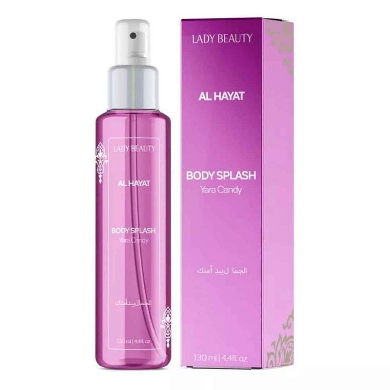 Body Splash Al Hayat Yara Candy Lady Beauty Pro61