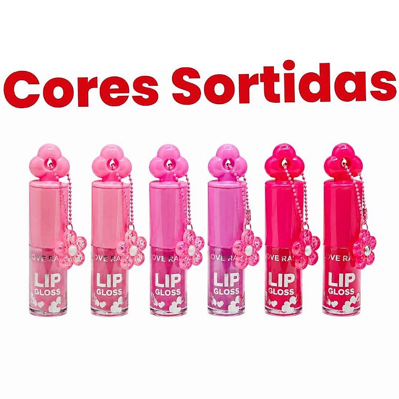 Lip Gloss Chaveirinho Love Rain LR-56105