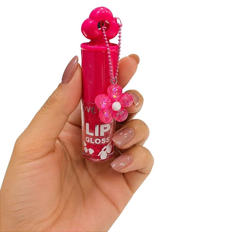 Lip Gloss Chaveirinho Love Rain LR-56105
