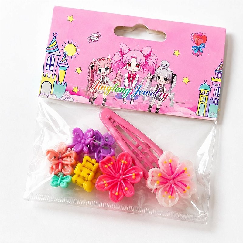 Kit Infantil de Presilhas com Tic Tac e Mini Piranha MQ97 Pcte c/ 10unid