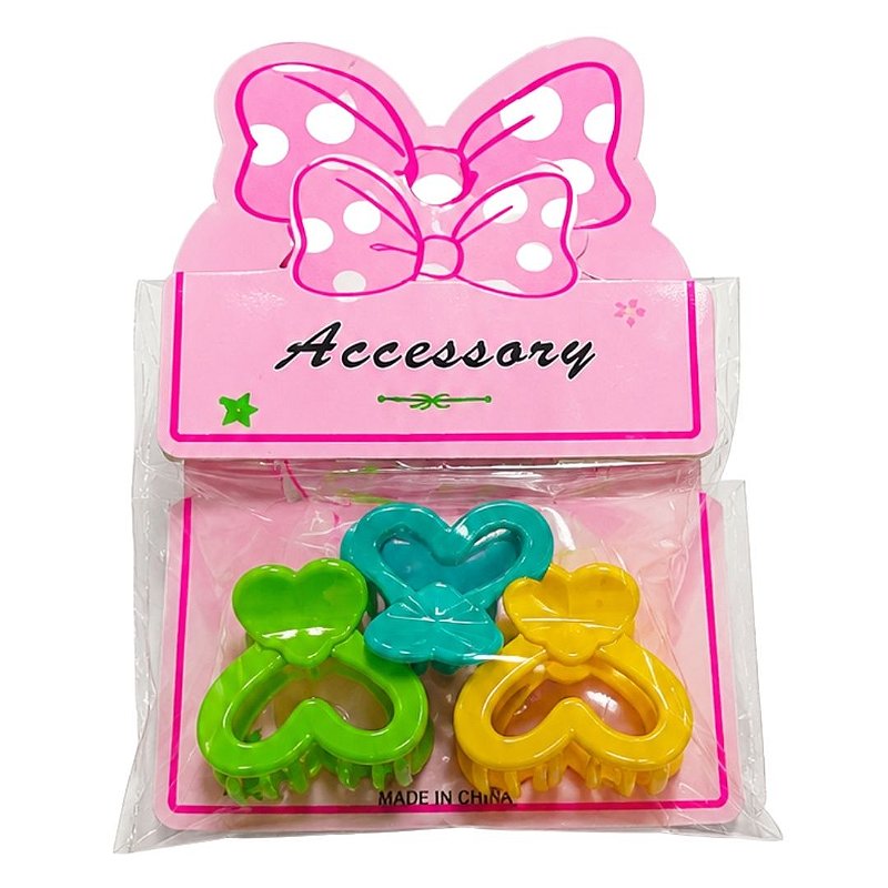 Kit Infantil de 03 Mini Presilhas Pcte c/ 10unid