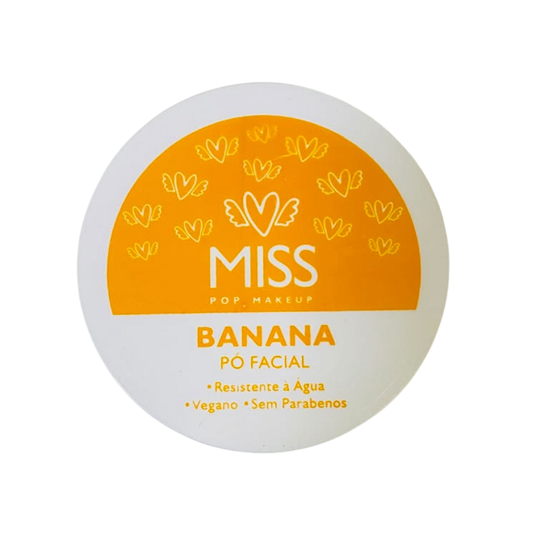 Pó Banana Miss Pop Makeup - Box c/ 12unid