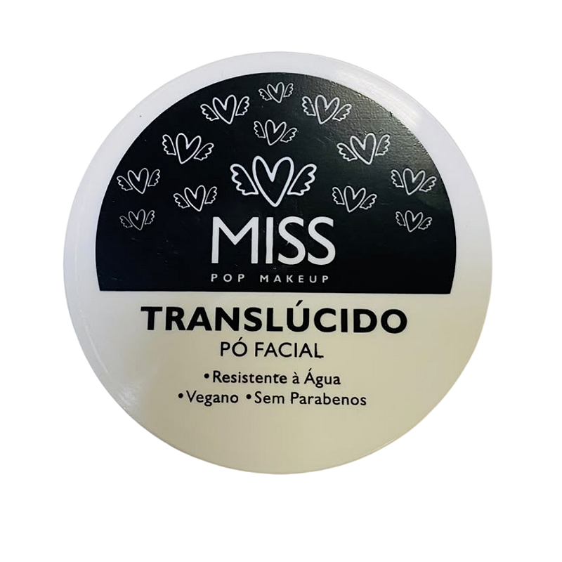 Pó Facil Translúcido Miss Pop Makeup