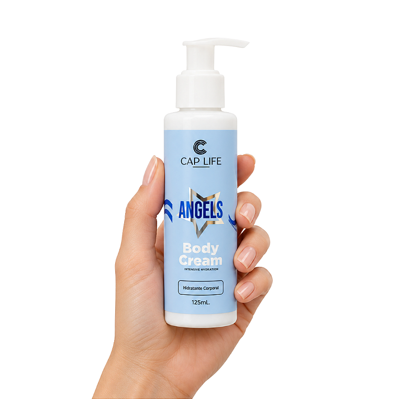Kit Spa em Casa Angels 3 Itens + Body Splash Cap Life