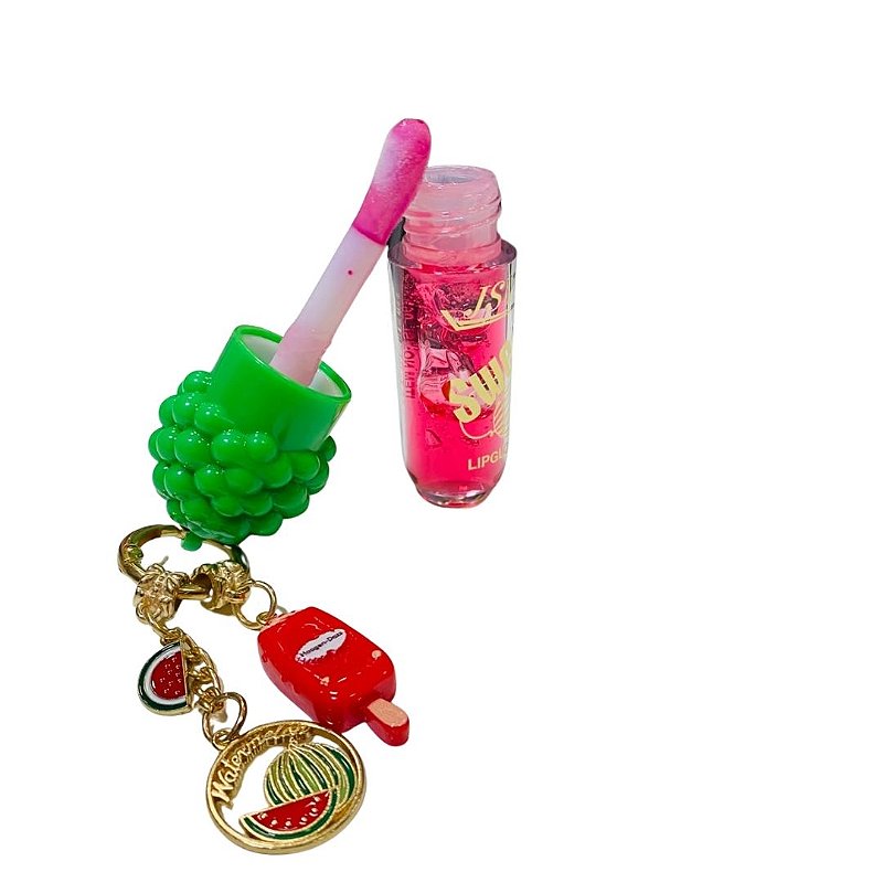 Lip Gloss Chaveirinho Melancia Jsiu JSL-062