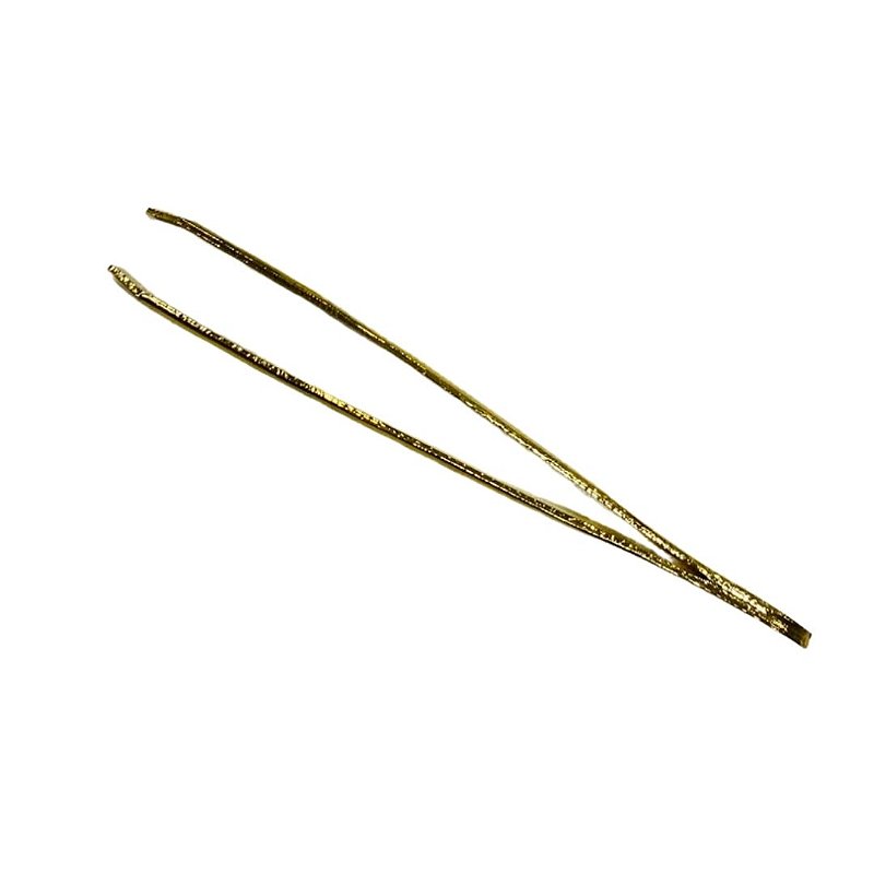 Pinça Chanfrada Dourada para Sobrancelhas MQ-850 - Box c/ 12unid