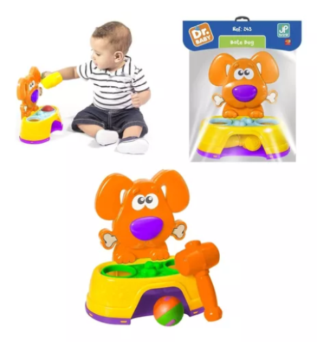 Brinquedo Educativo Bate Dog Martelo