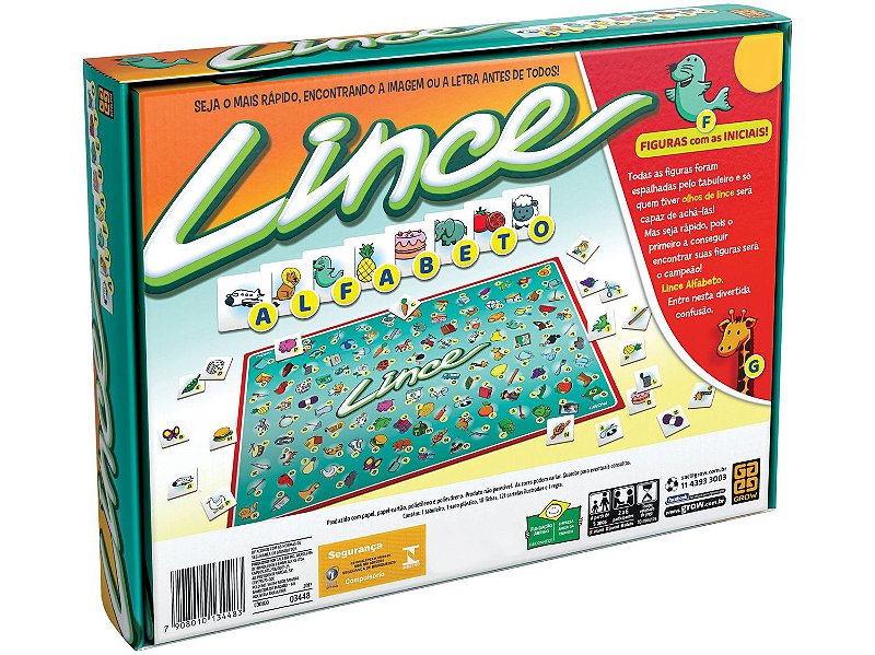 Jogo Lince Alfabeto