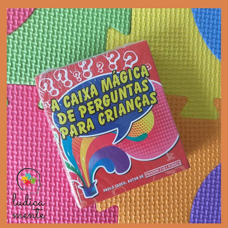 Livro-Caixinha A caixa mágica de perguntas para as crianças