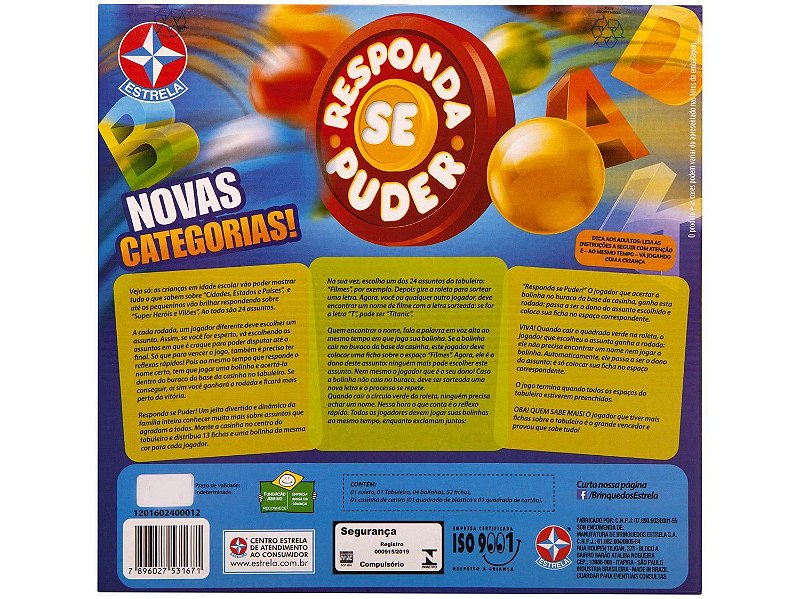 Jogo Responda Se Puder