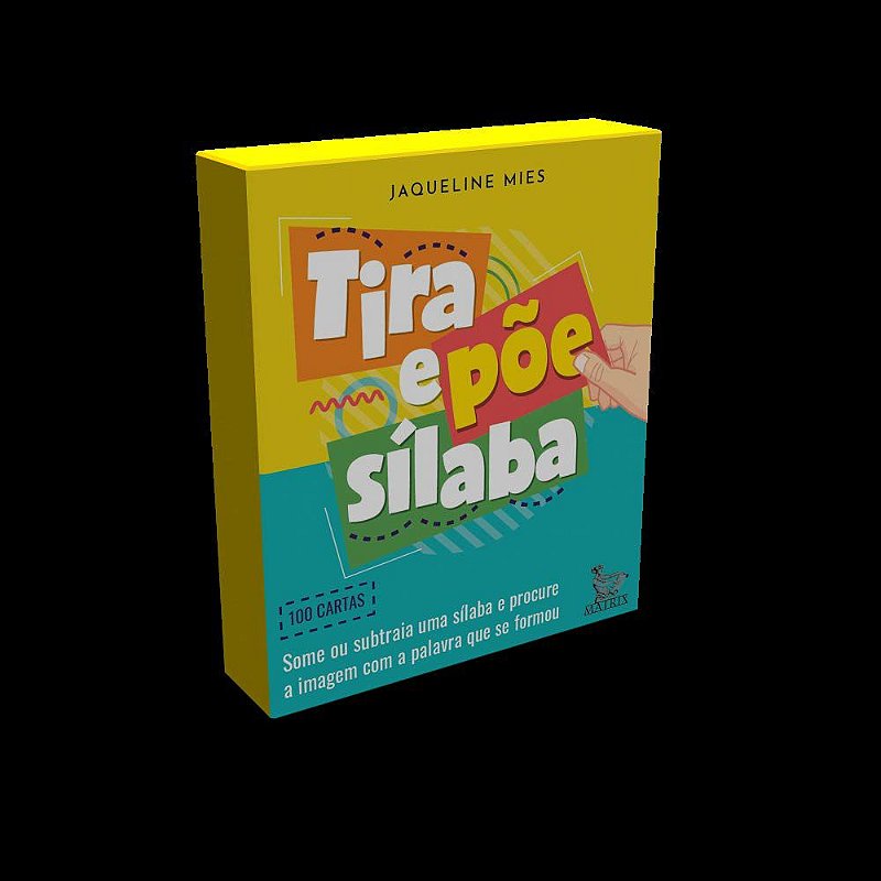 Livro-Caixinha Tira e Põe Sílaba