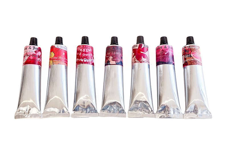Kit Tinta a Óleo Vermelhos | 7 Cores Joules & Joules