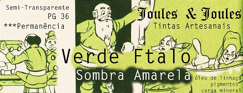Kit Tinta a Óleo Verdes | 7 cores Joules & Joules