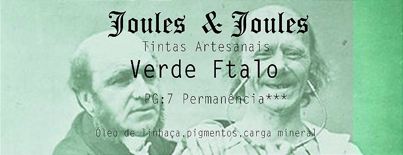 Kit Tinta a Óleo Verdes | 7 cores Joules & Joules