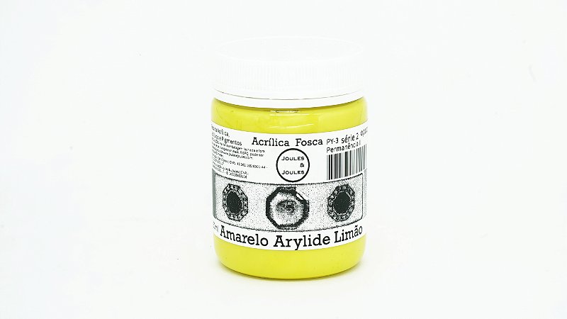 06.a. Acrílica AMARELO ARILYDE LIMÃO - PY3 Joules & Joules