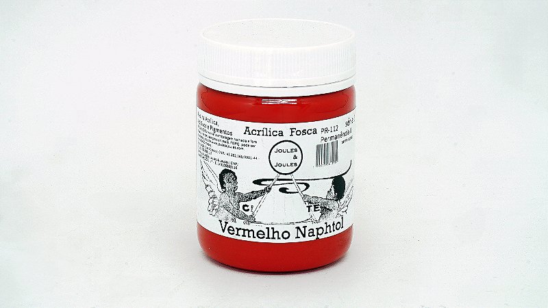 12.a. Acrílica VERMELHO NAPHTOL - PR112 Joules & Joules