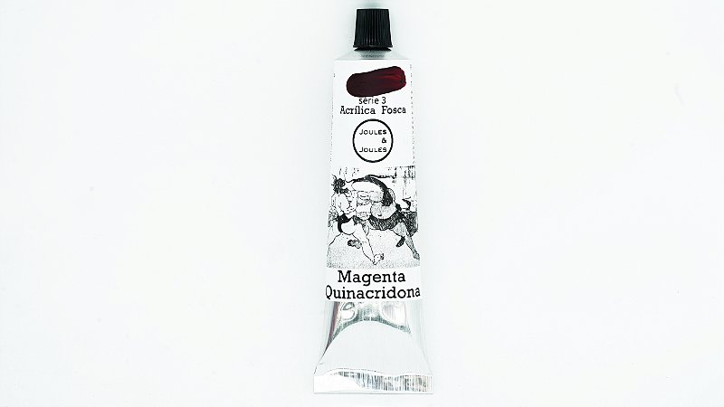 17.a. Acrílica MAGENTA QUINACRIDONA - PR122 Joules & Joules