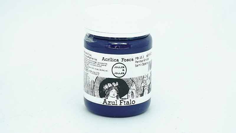 25.a. Acrílica AZUL FTALO - PB15.3 Joules & Joules