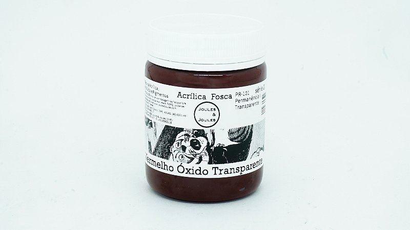 36.a. Acrílica VERMELHO ÓXIDO TRANSPARENTE - PR101 Joules & Joules