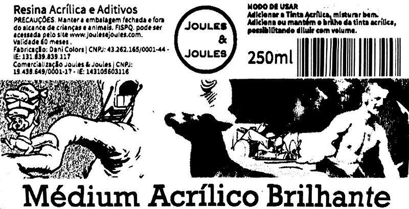 Medium Acrílico Brilhante Joules & Joules