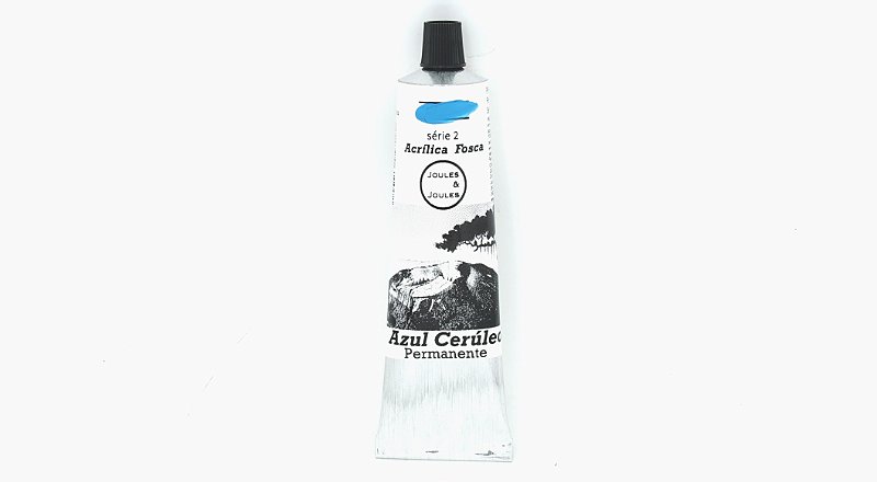 21.a. Acrílica AZUL CERULEO PERMANENTE Joules & Joules