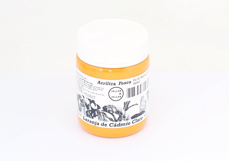 09.a. Acrílica LARANJA DE CADMIO CLARO - PO20 Joules & Joules