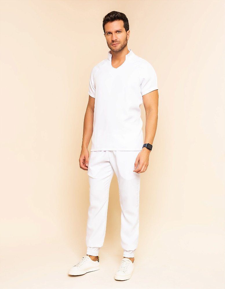 Scrub Masculino Ônix Branco — foto 3