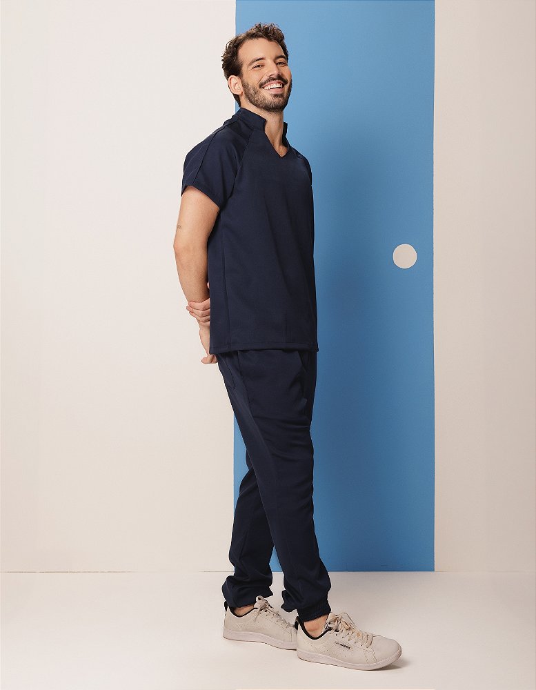 Scrub Masculino Ônix Marinho — foto 2