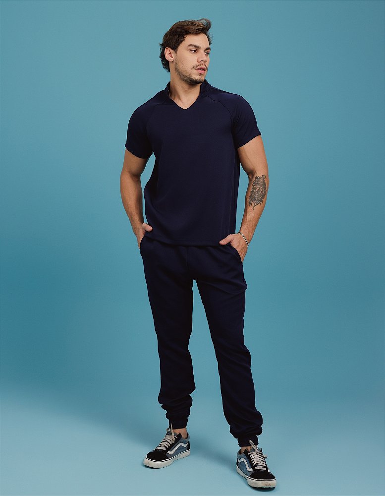Scrub Masculino Ônix Marinho — foto 6