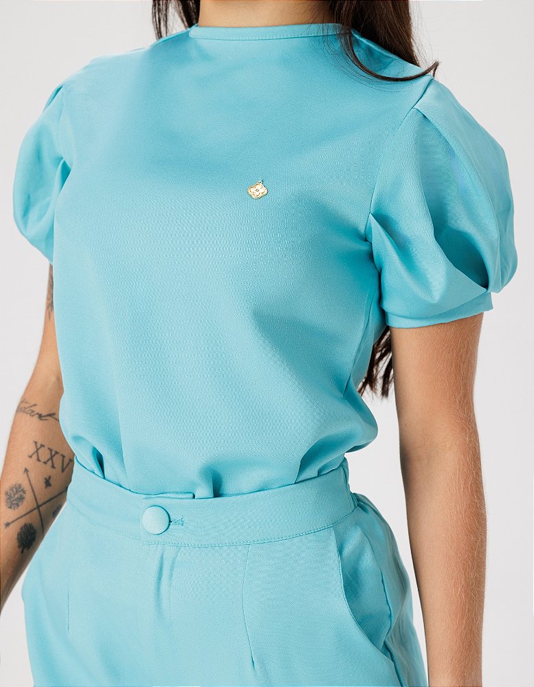 Scrub Feminino Hortênsia Verde Tiffany — foto 3