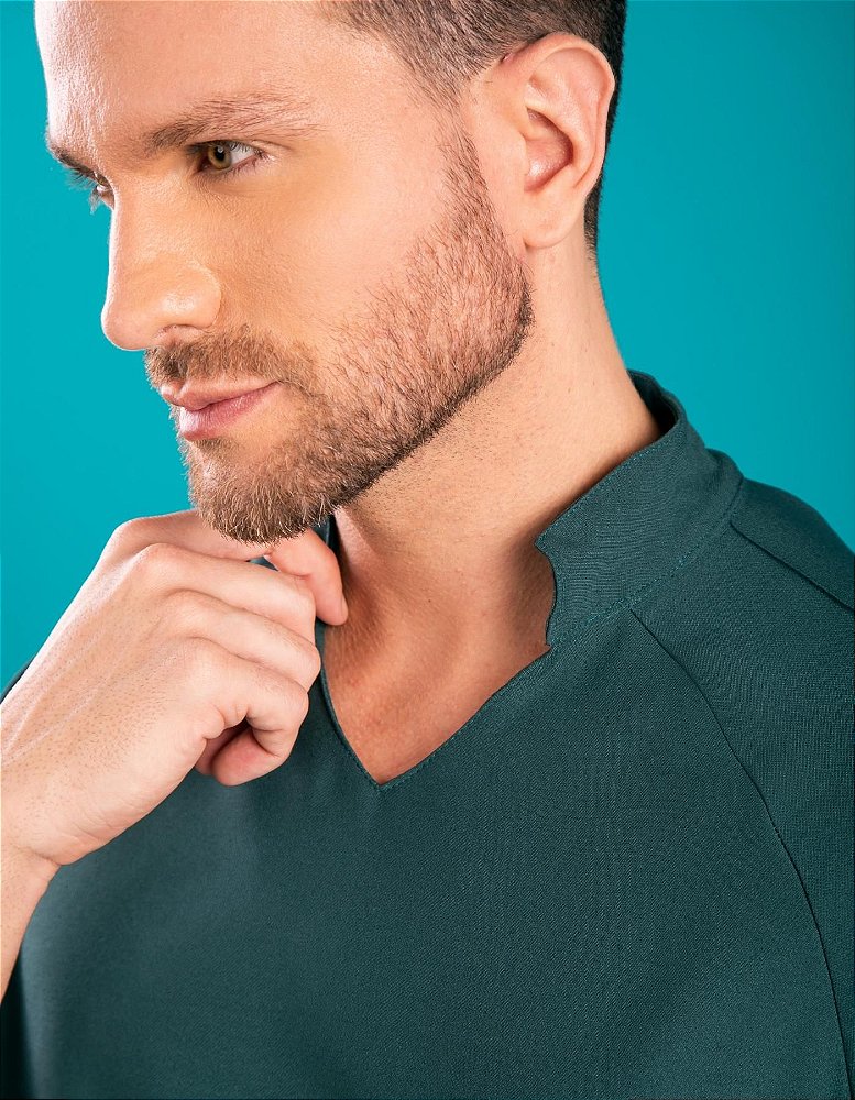 Scrub Masculino Ônix Verde Petróleo — foto 2