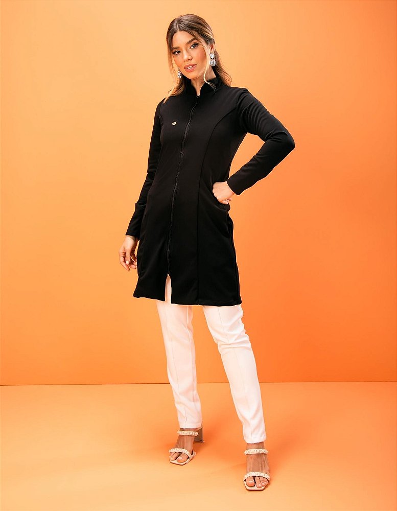 Jaleco Feminino Ava Preto — foto 4