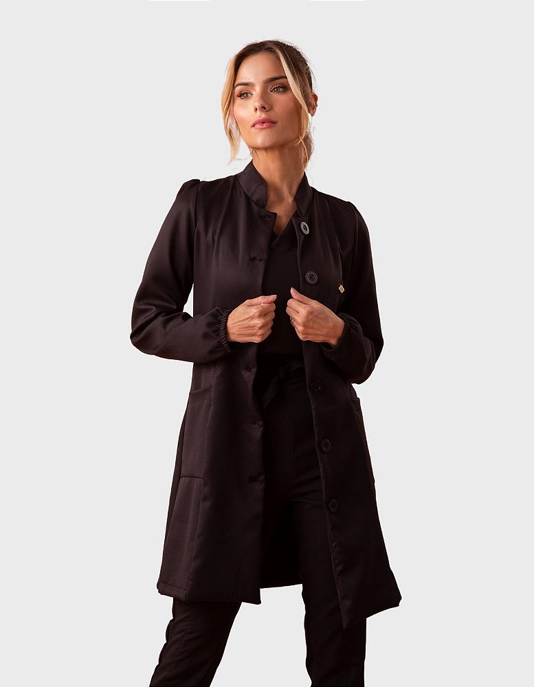 Jaleco Feminino Liza Preto — foto 1