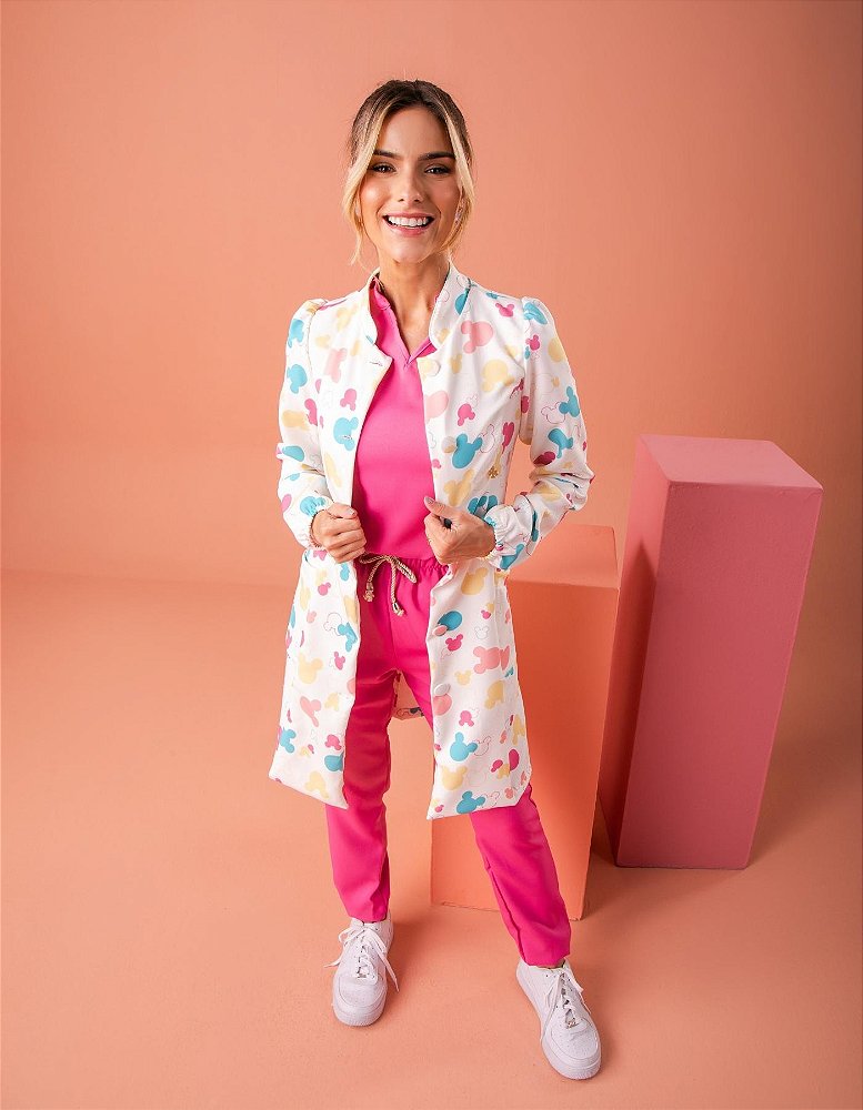 Jaleco Feminino Liza New Mickey — foto 4