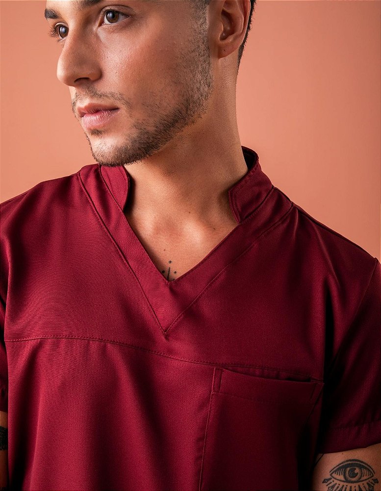 Scrub Masculino Harry Malbec — foto 2