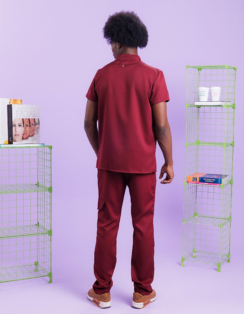 Scrub Masculino Harry Malbec — foto 11