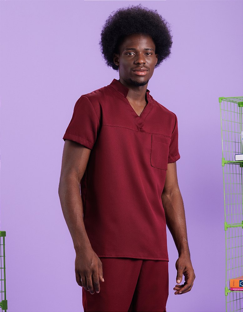 Scrub Masculino Harry Malbec — foto 8