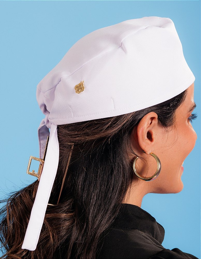 Touca Bandana Unissex Branca — foto 2