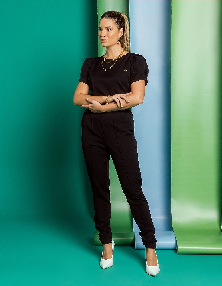 Scrub Feminino Selena Preto — foto 2