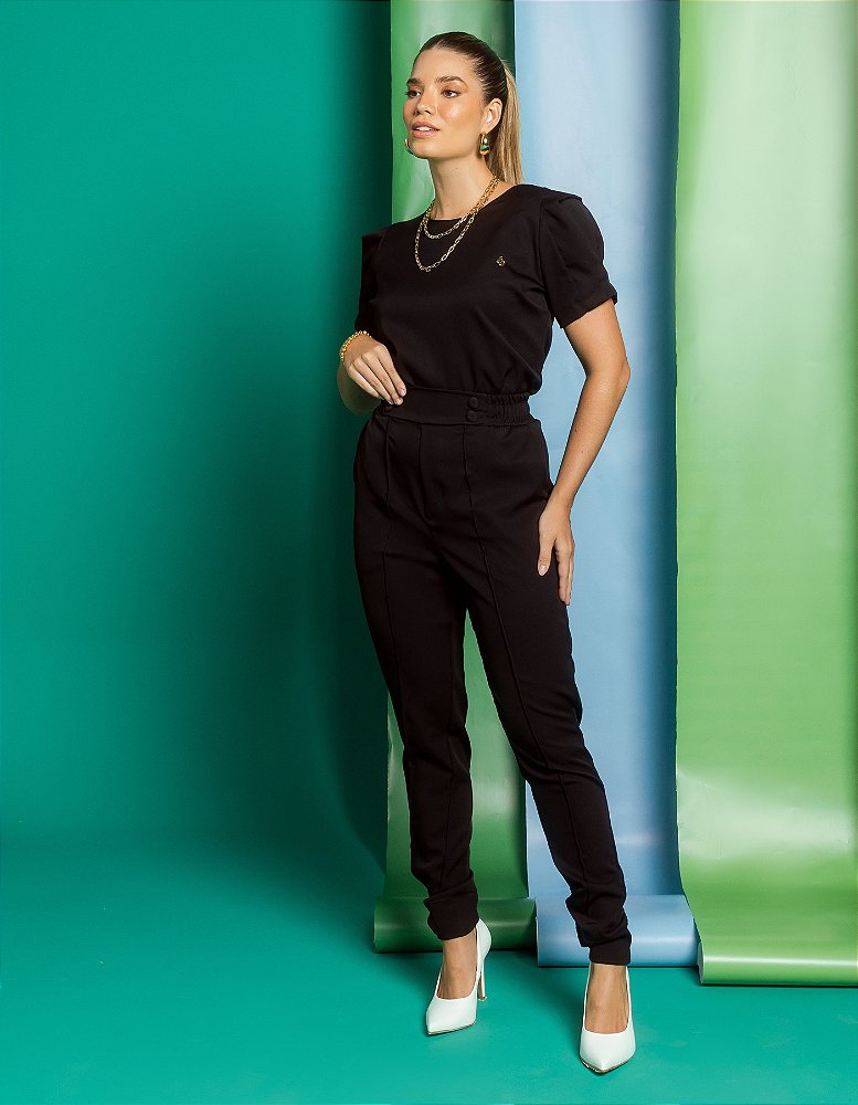 Scrub Feminino Selena Preto — foto 4