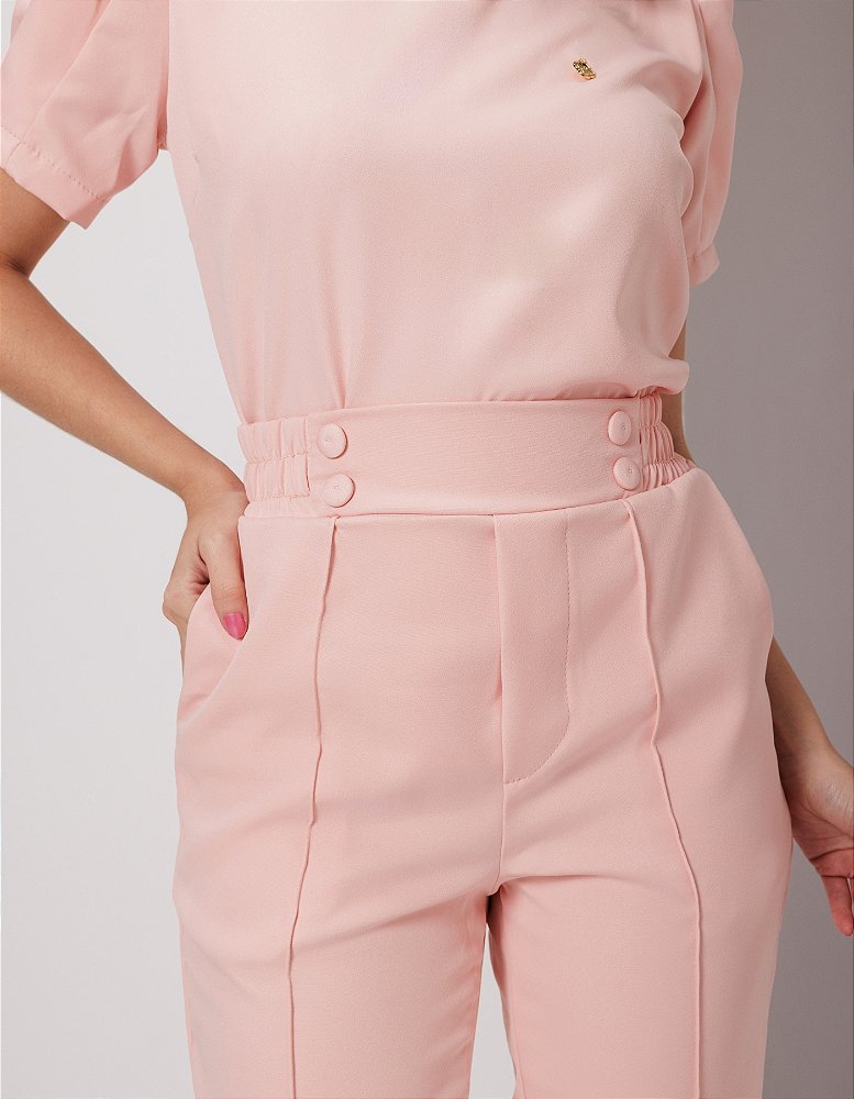 Scrub Feminino Selena Rosa Seco — foto 2