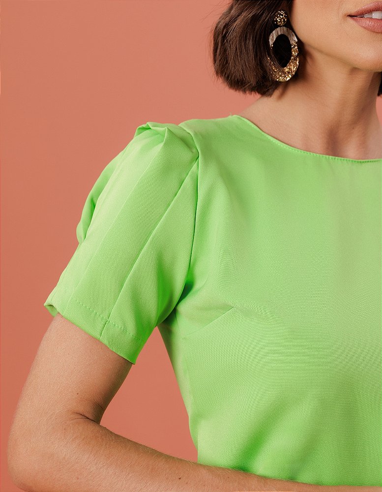 Scrub Feminino Selena Verde Limão — foto 9