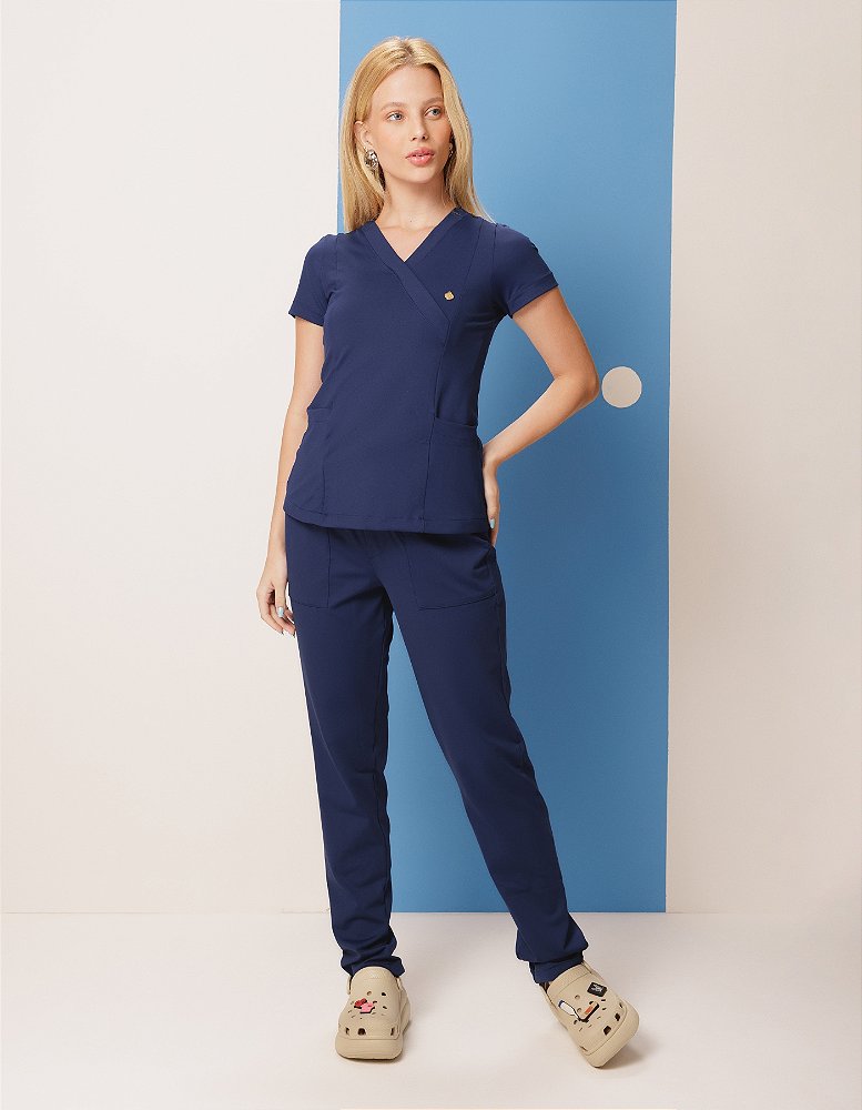 Scrub Feminino Moove Marinho — foto 6